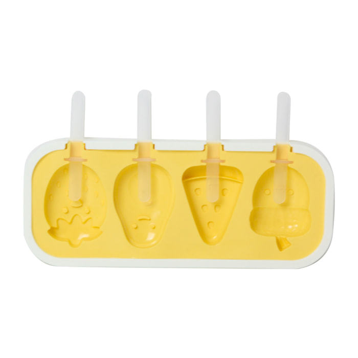 Set de 4 moules à glaces, GELATERIA