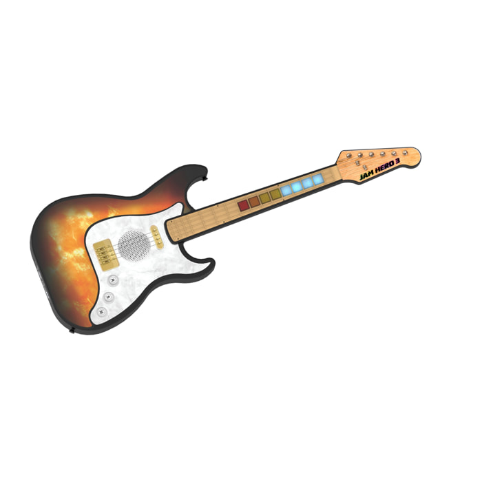 GUITARRA ELECTRICA TAMAÑO REAL JAM HERO 3 IDANCE