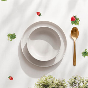 Mantel antimanchas Strawberry - 100% algodón -