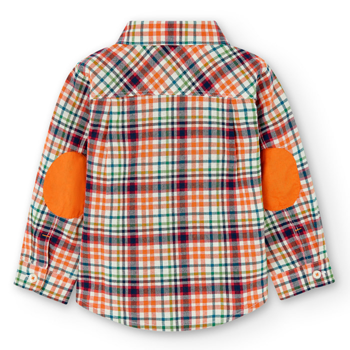 Camisa de cuadros de bebé niño