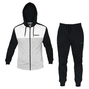 Tuta Uomo ADMIRAL Cotone Felpato Zip Cappuccio 2 Modelli
