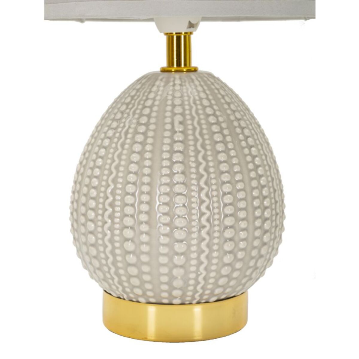 LAMPADA DA COMODINO FLAVI GRIGIA CM Ø 15X30,5