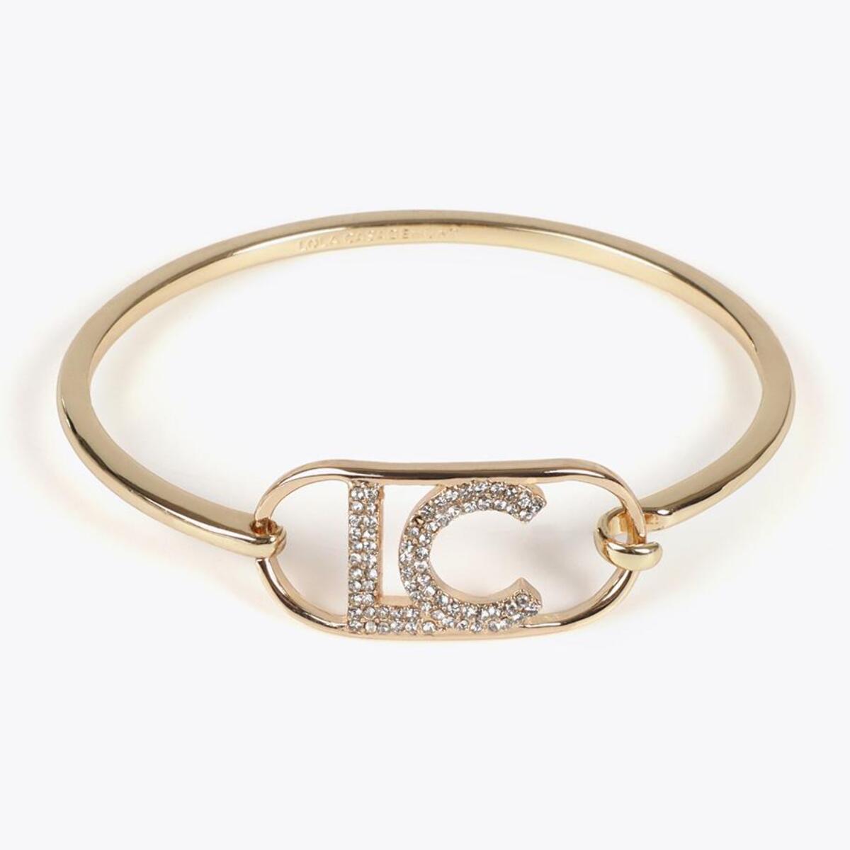Bracciale Sottile Rigido Logo Ovale