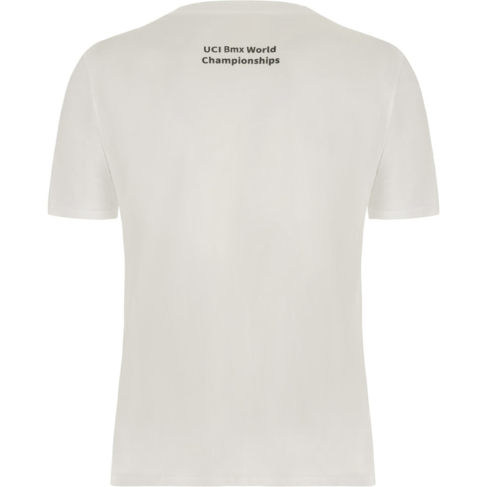 T-Shirt Bmx Urban - Uci Official - Bianco - Uomo