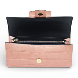 Cartera Cheval Firenze Dean Croc Rosa