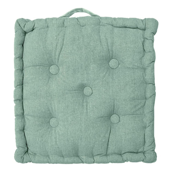 INTRECCI – Cuscino arredo 40x40 cm con maniglie, ideale per panche, giardino e picnic