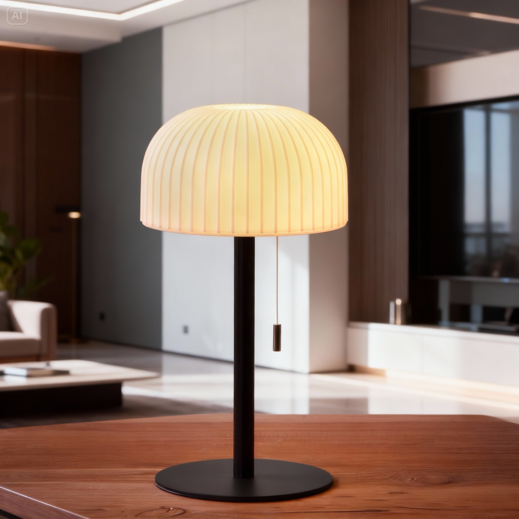 Lampada 15,5Xh.27 Cm C/Led Da Tavolo - Pezzi 2 - Bianchi Dino