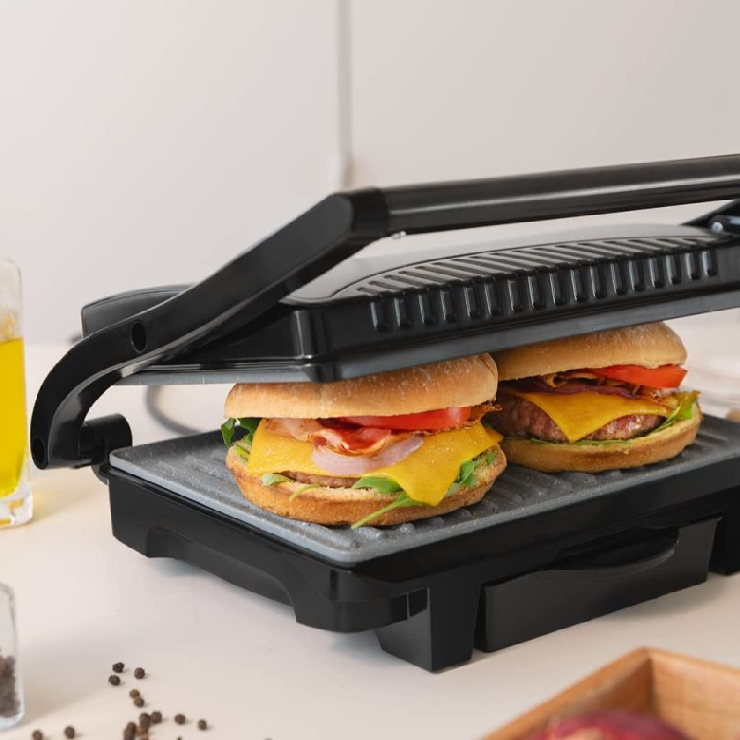 Cecotec Grille-viande électrique Rock'nGrill Dark 1000