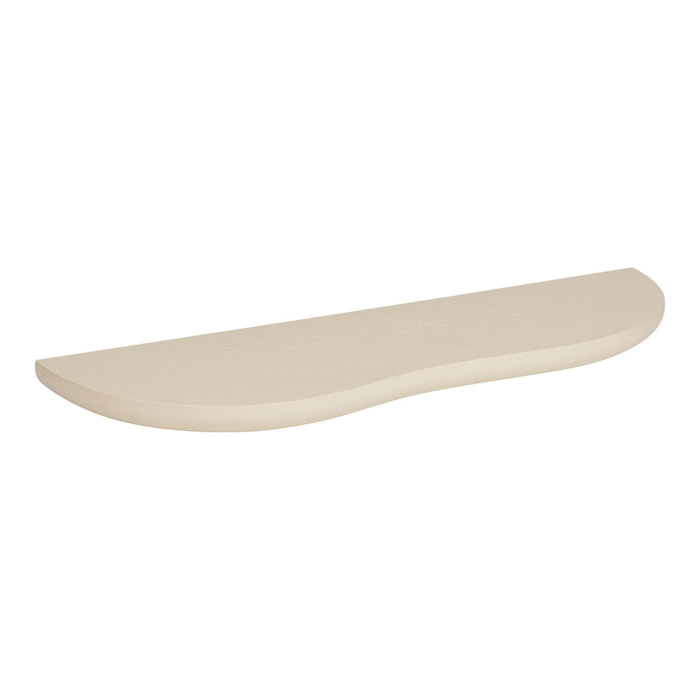 Mensola da parete Botta in MDF beige 57x19x2,5 cm