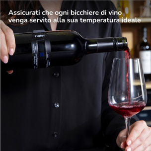 HAIER Termometro per vino in acciaio inox