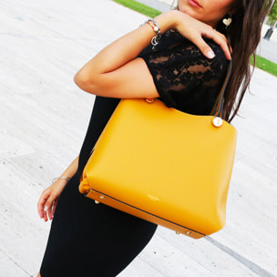 Bolso de hombro Cheval Firenze Nihal Amarillo