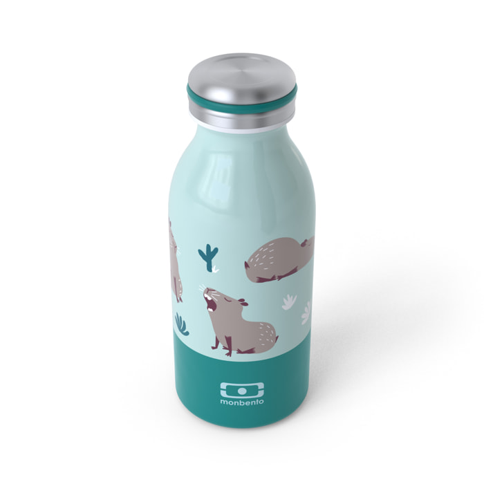 Bouteille isotherme enfant Cooly 350ml Bleu Capybara