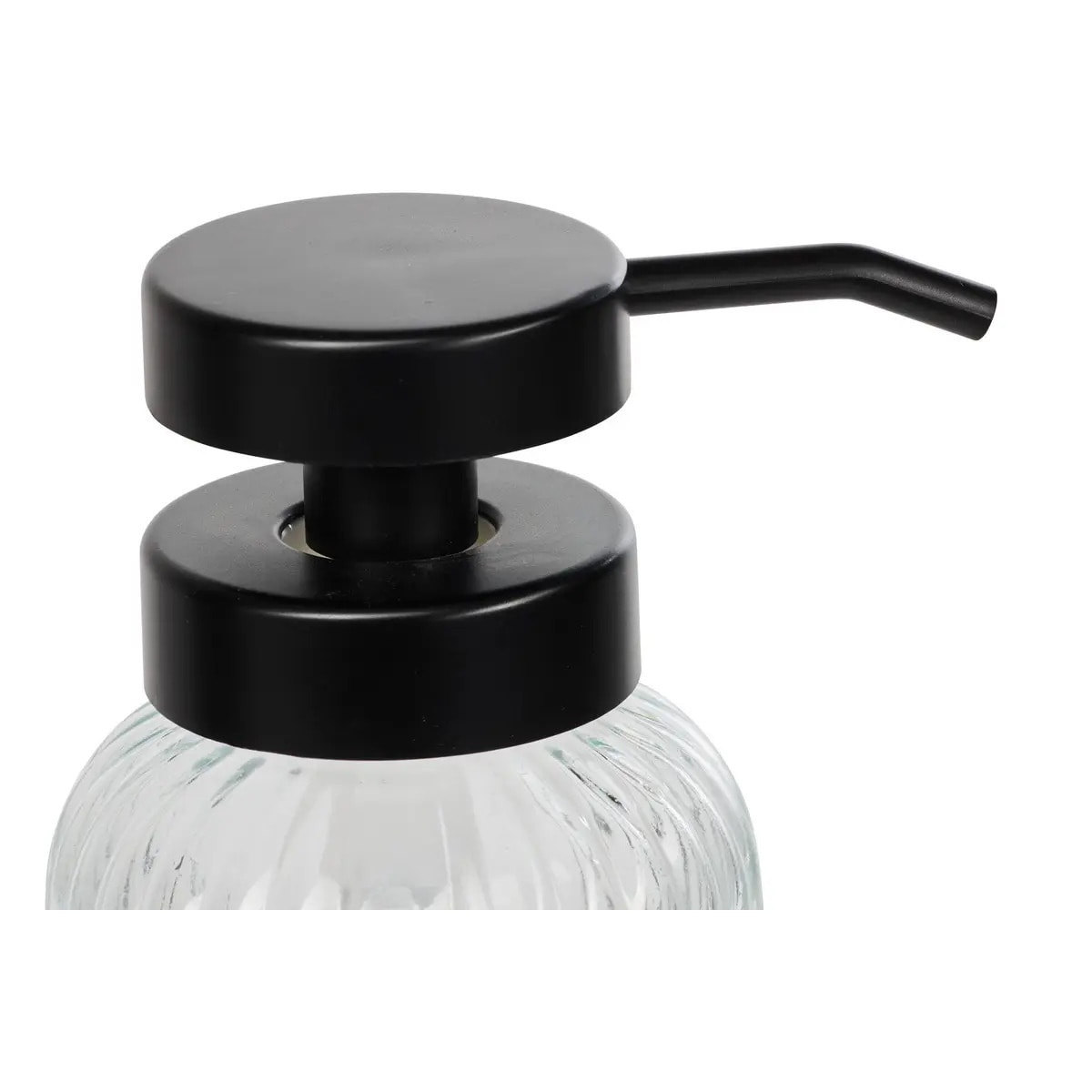 Distributeur de savon Black edition en verre transparent 500ml