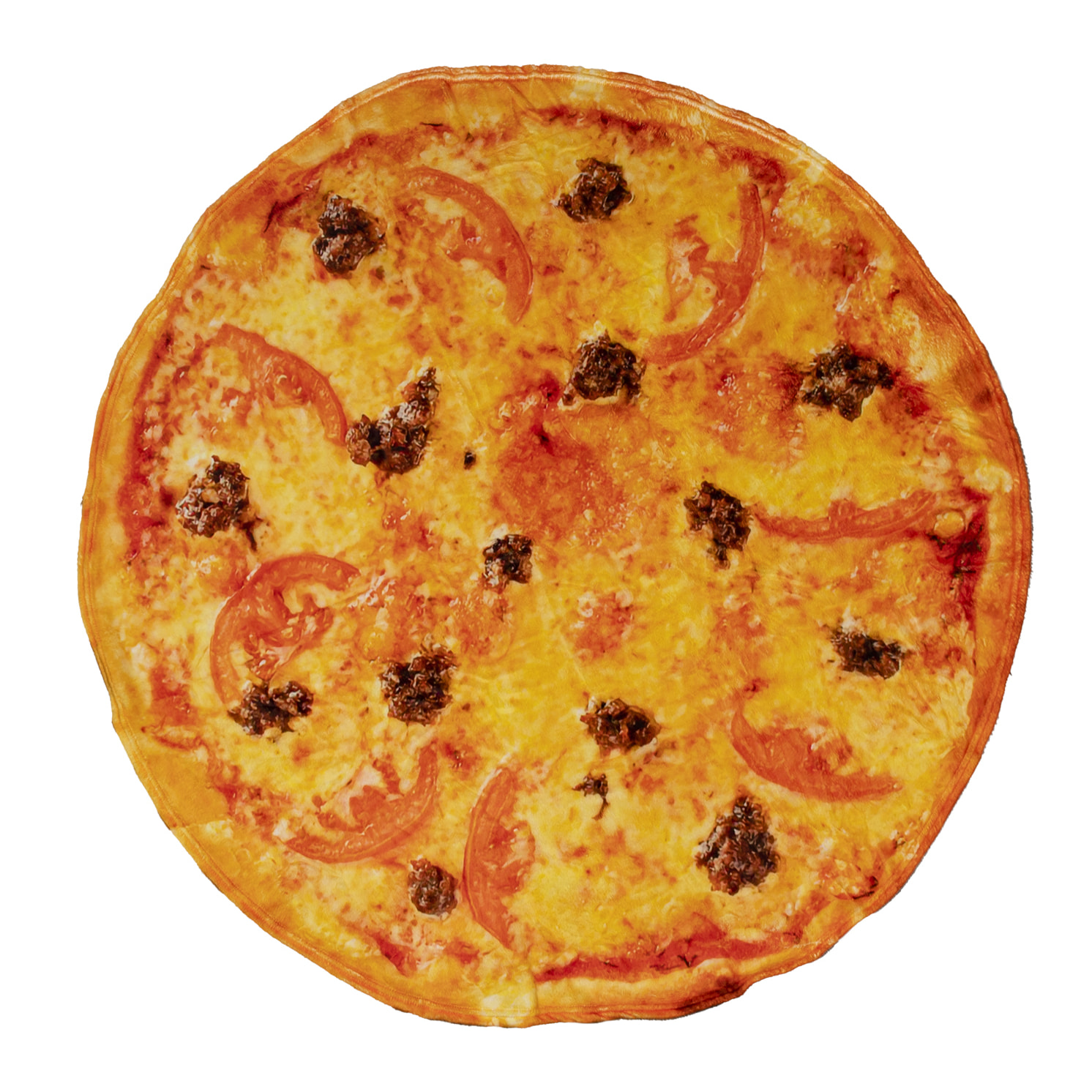 Coperta calda in pile, 180 cm design Pizza