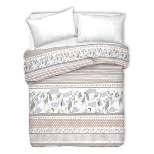 Copriletto di cotone baubau beige 100% cotone