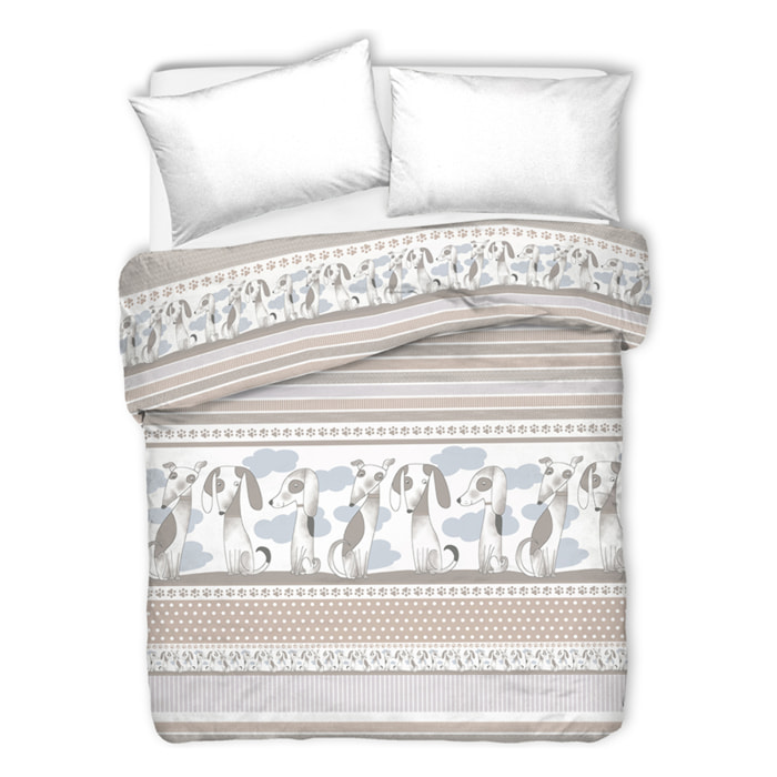 Copriletto di cotone baubau beige 100% cotone