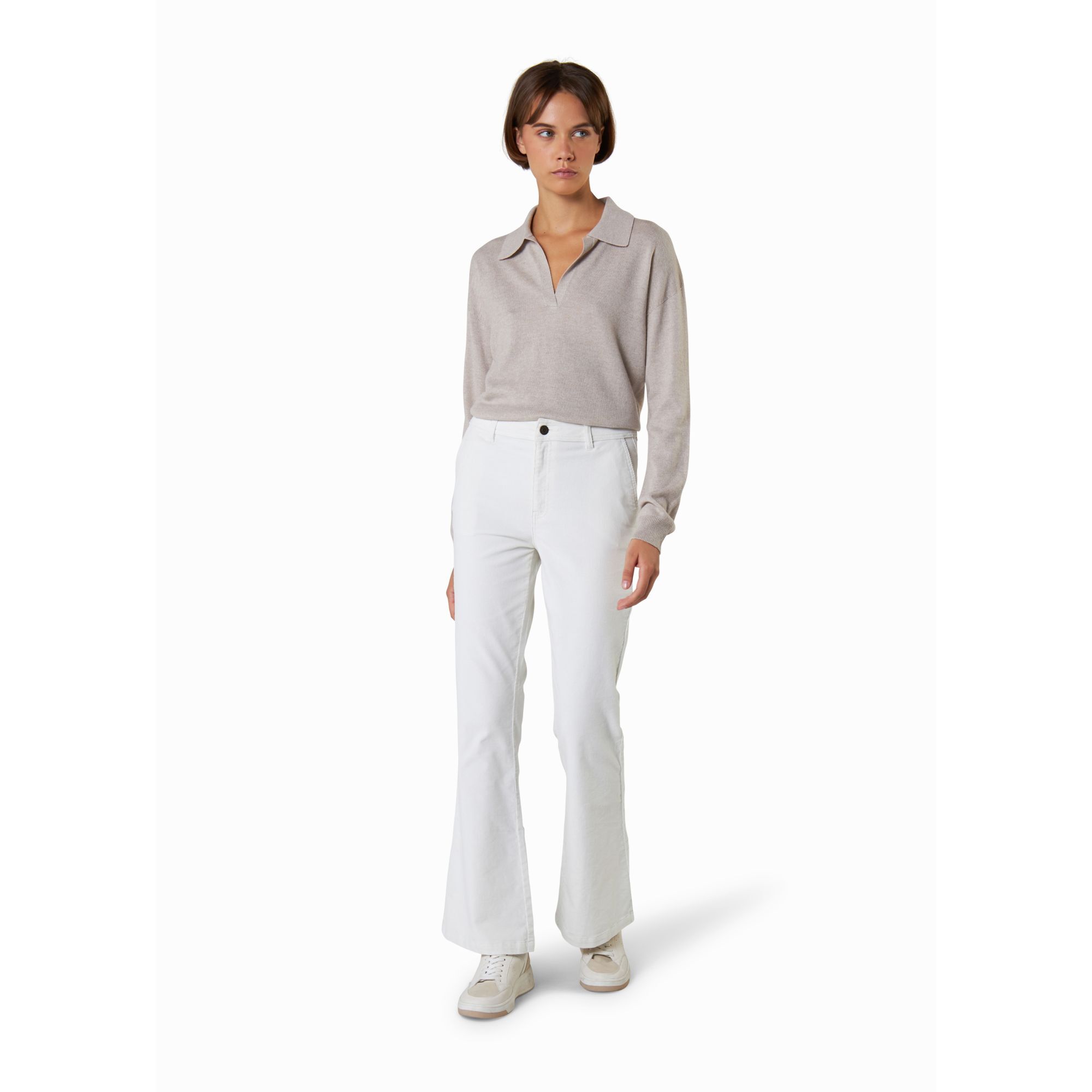 PANTALONE BIANCO CONBIPEL