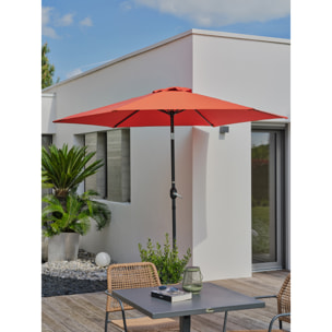 MARBELLA - Parasol à manivelle en aluminium  et toile