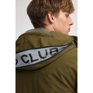Chaqueta Voguel caqui oscuro con logo Polo Club
