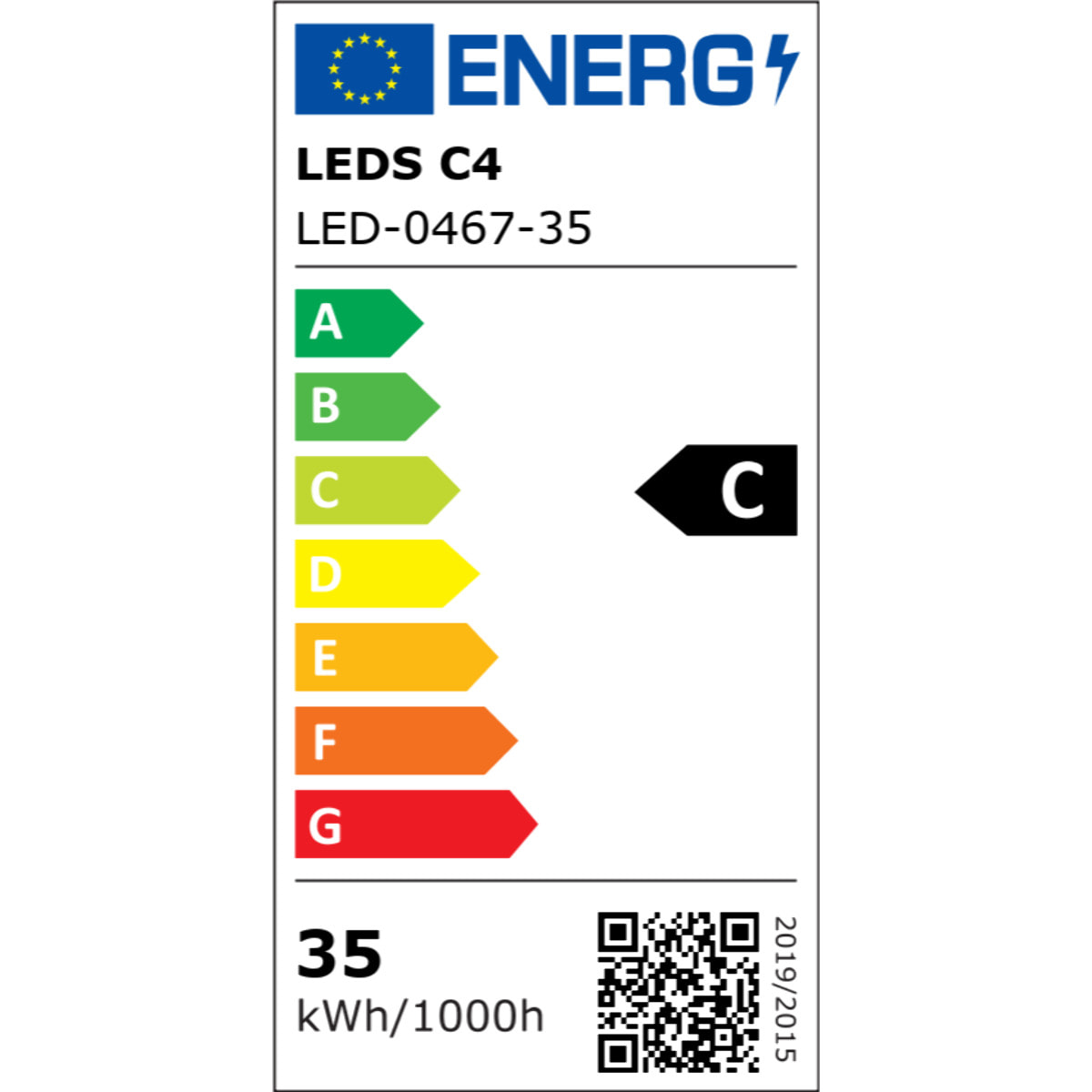 LEDS C4 Plafon Finelight Rectangular 1200X300 35W Blanco Neutro - 4000K Cri 80 On-Off Bl