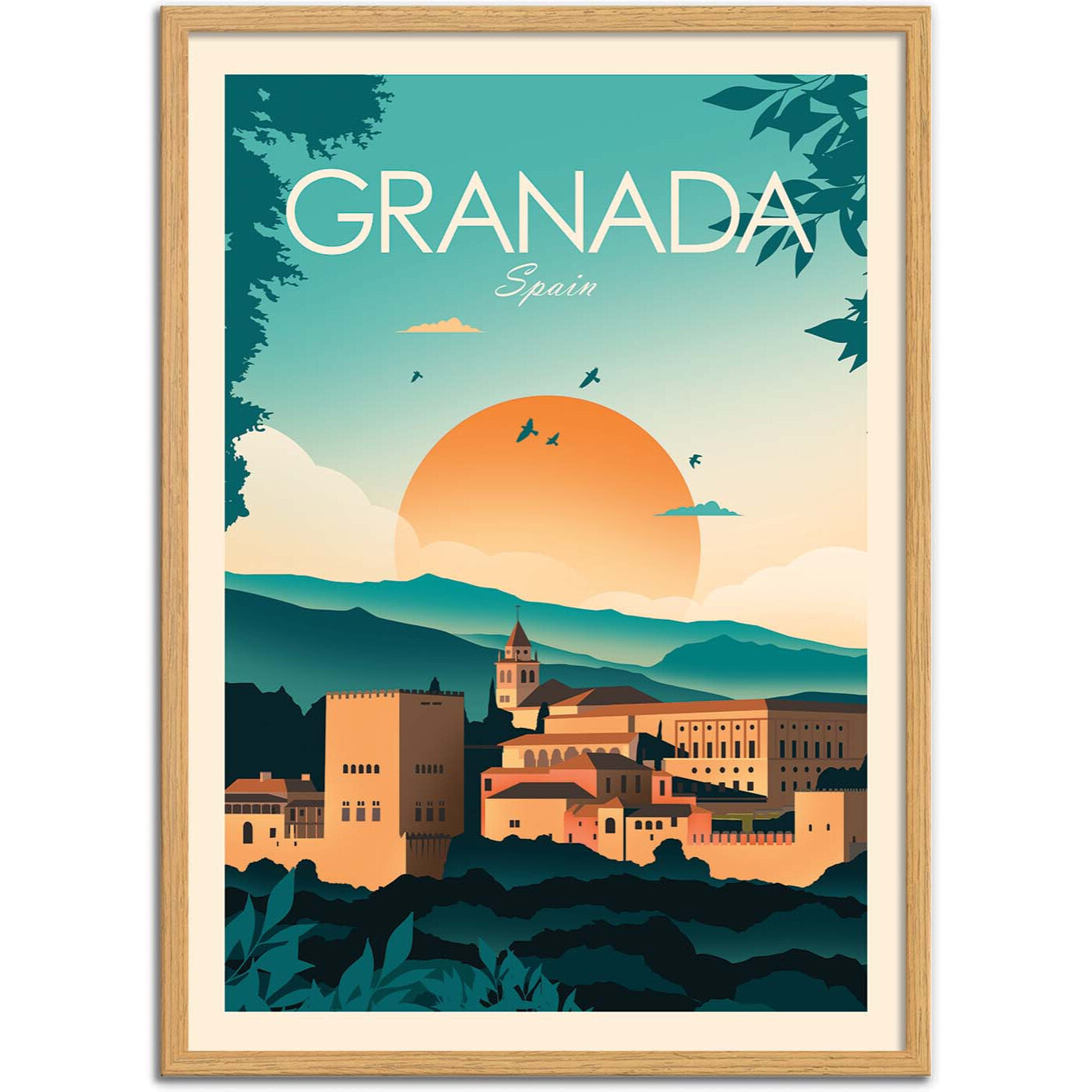 Affiche - Granada Spain - Studio Inception