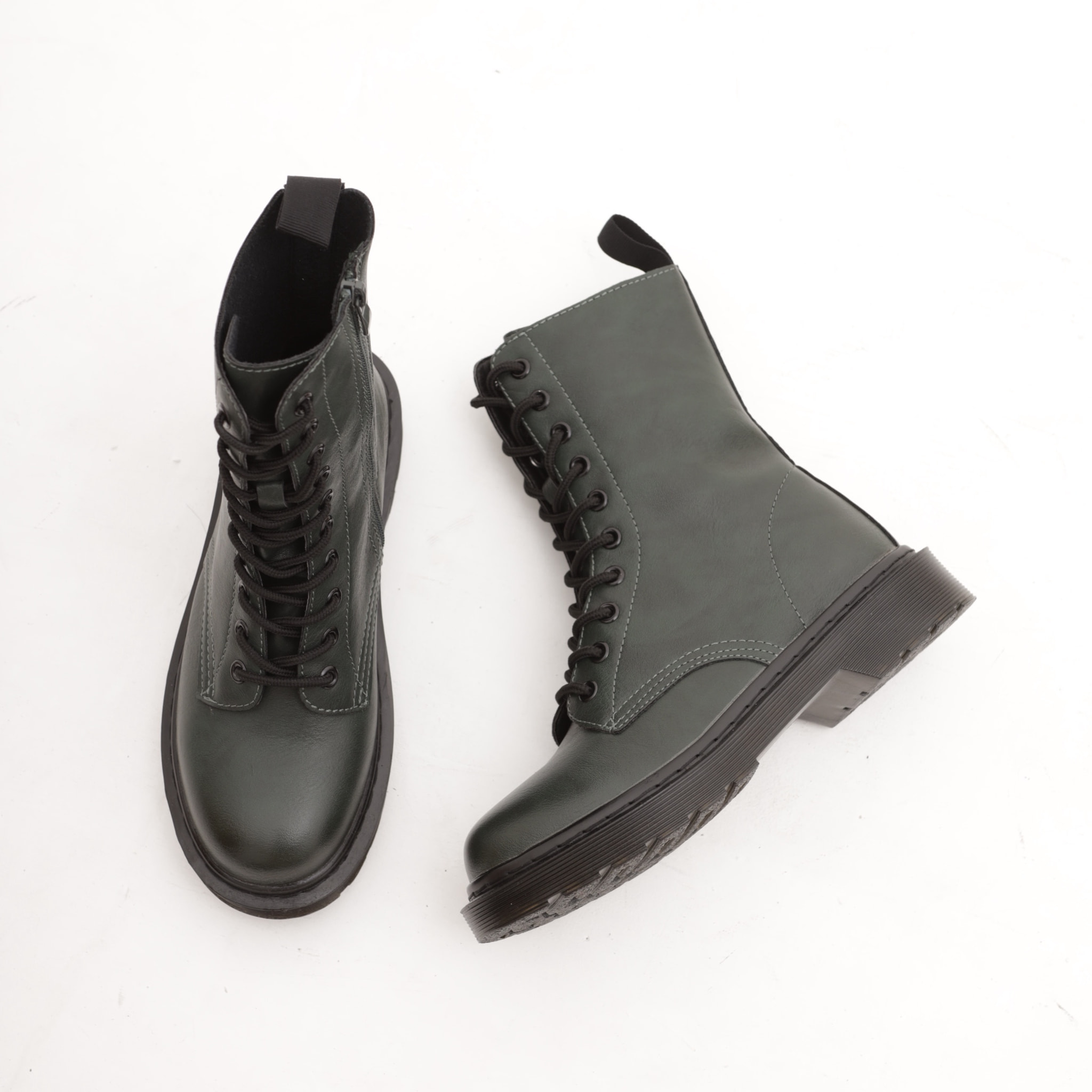 ANFIBIO ALTO CON ZIP VERDE