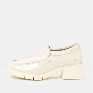 Zapatos 1283 NAPPA SHINNY CREAM / VARSOVIA color Cream
