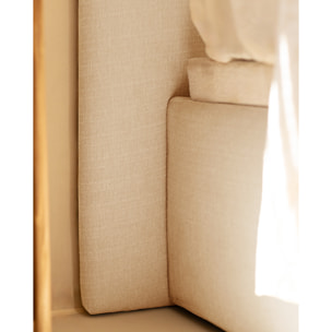 Cama con canapé blanco para colchón de varias medidas