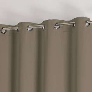 Rideau occultant ignifugé M1 non feu - Taupe