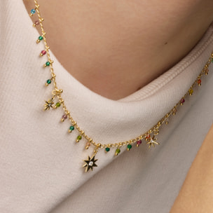 Collar Huin acabado oro amarillo 18k