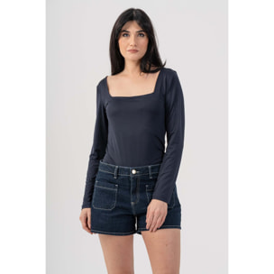 Kocca - Maglia con scollo squadrato Donna