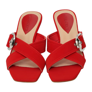 Sandali incrociati - tacco 6,0 cm