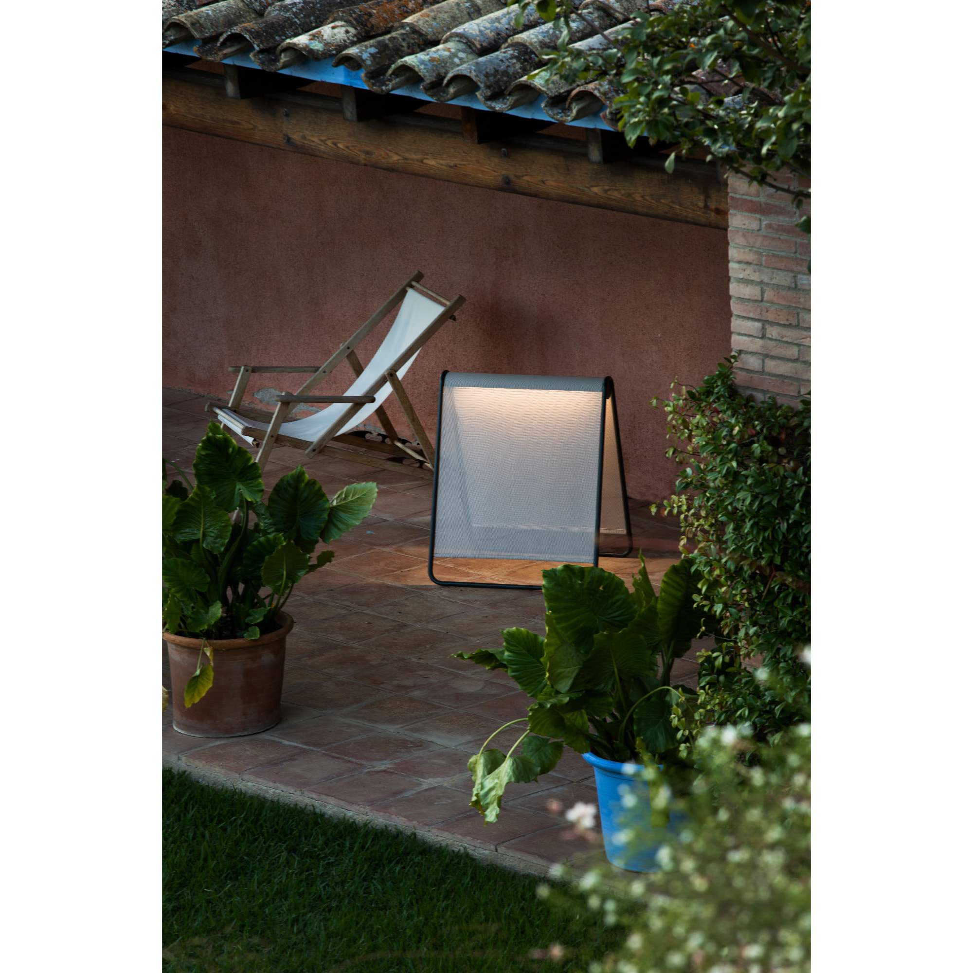 CADAQUÉS Lámpara pie de salón beige