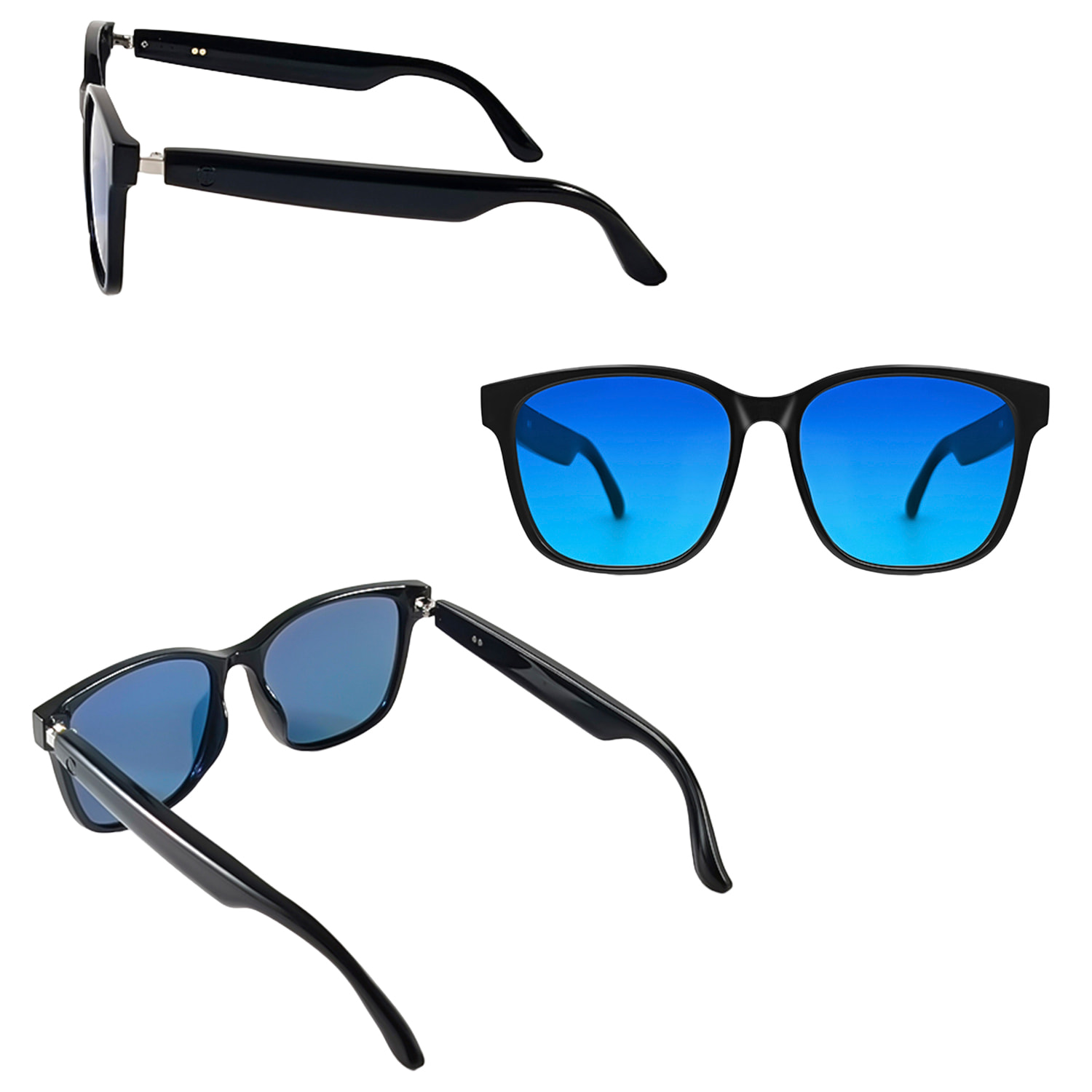 Gafas inteligentes GS08, llamada bluetooth, asistente de voz, control remoto de la cámara.