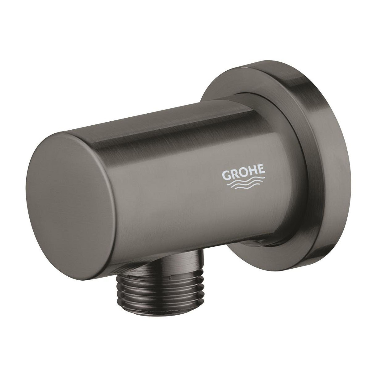 Coude à encastrer 1/2" - Hard Graphite brossé