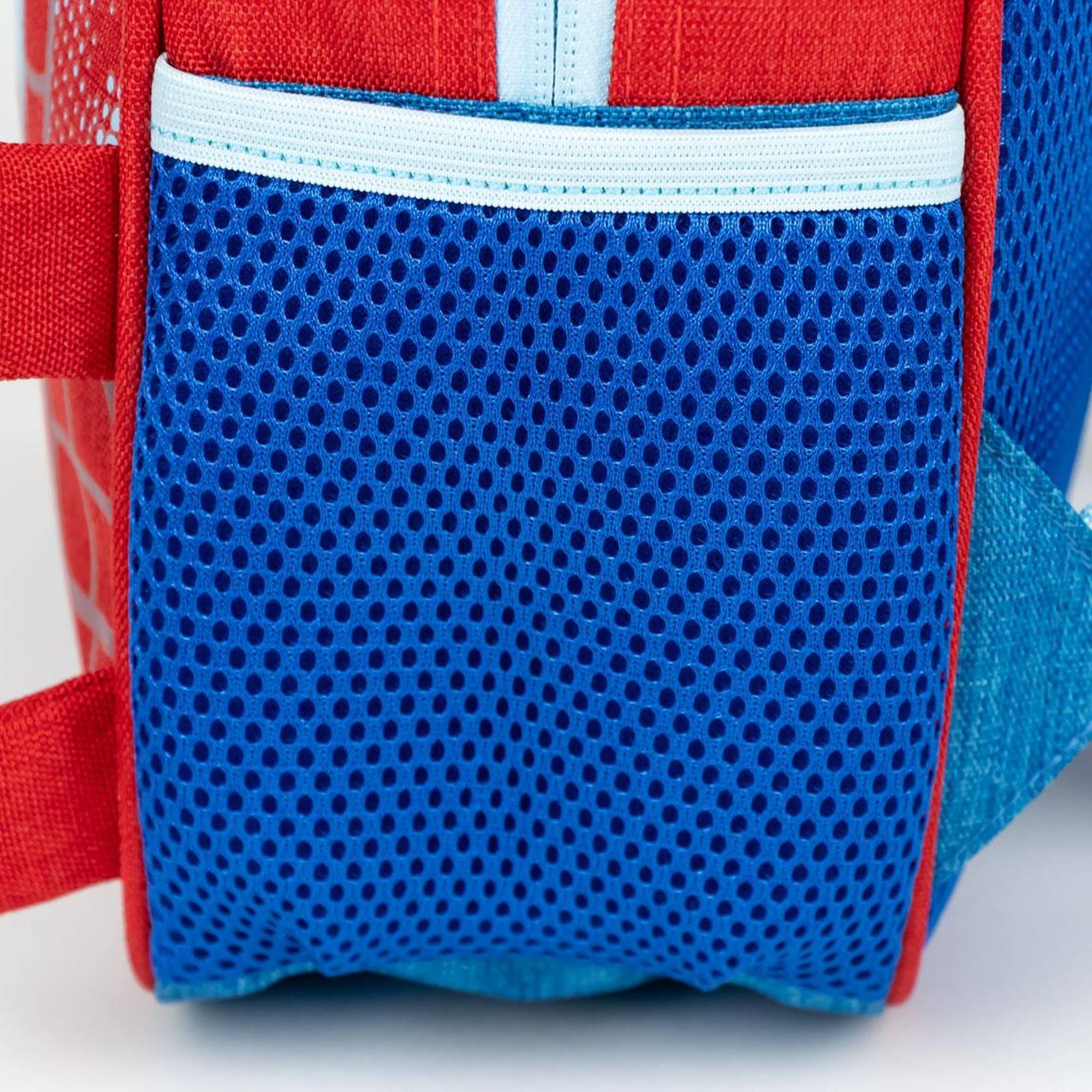 Mochila infantil escolar spidey, unisex niños, rojo, pequeña