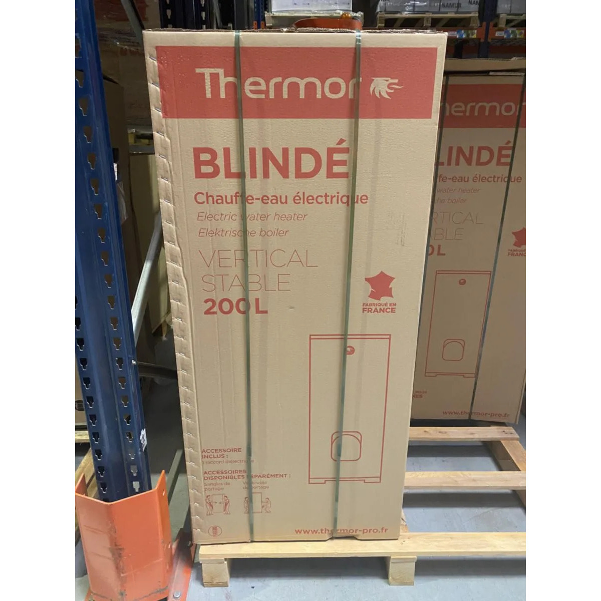 Chauffe-eau électrique Blindé Vertical stable standard - 200 L - THERMOR - 282030