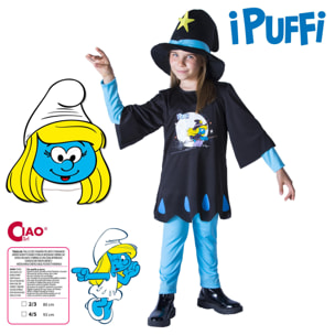 Puffetta Streghetta Halloween Special Edition Costume Bambina Puffi Con Cappello