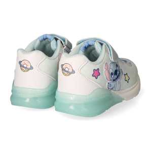 Zapatilla deportiva infantil suela ligera con luces "Stitch"