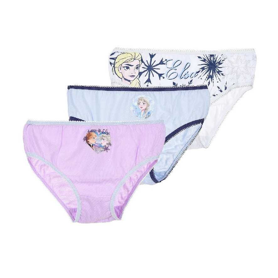 Set 3 mutandine slip Frozen Lei Disney Multicolor