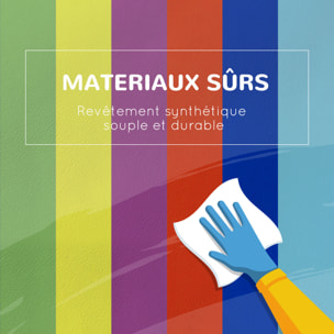 11 blocs de construction en mousse XXL - modules de motricité - jouets éducatifs - certifiés normes EN71-1-2-3 - mousse EPE revêtement PU gris