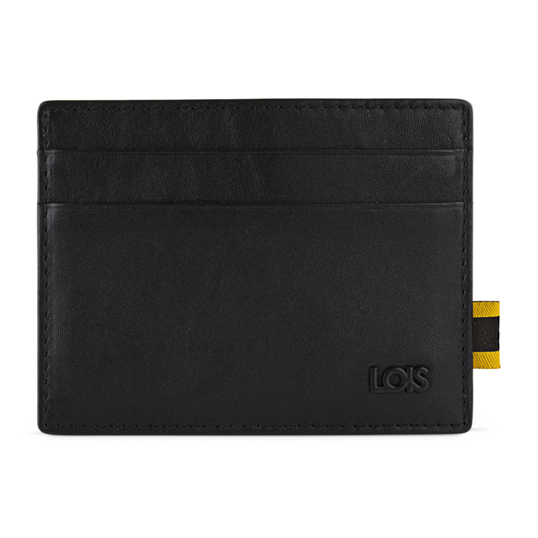 Tarjetero Piel Hombre Lois Lubbock Negro