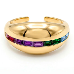Anillo Desia acabado oro amarillo 18k