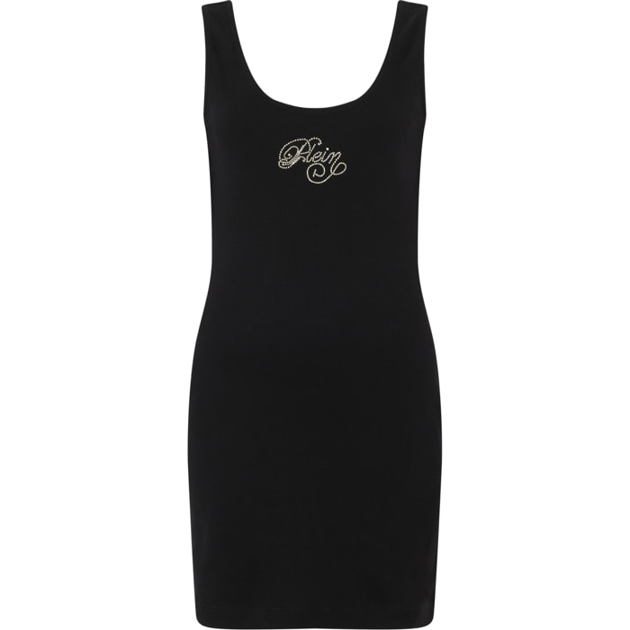 PHILIPP PLEIN Mini Tank Dress Signature