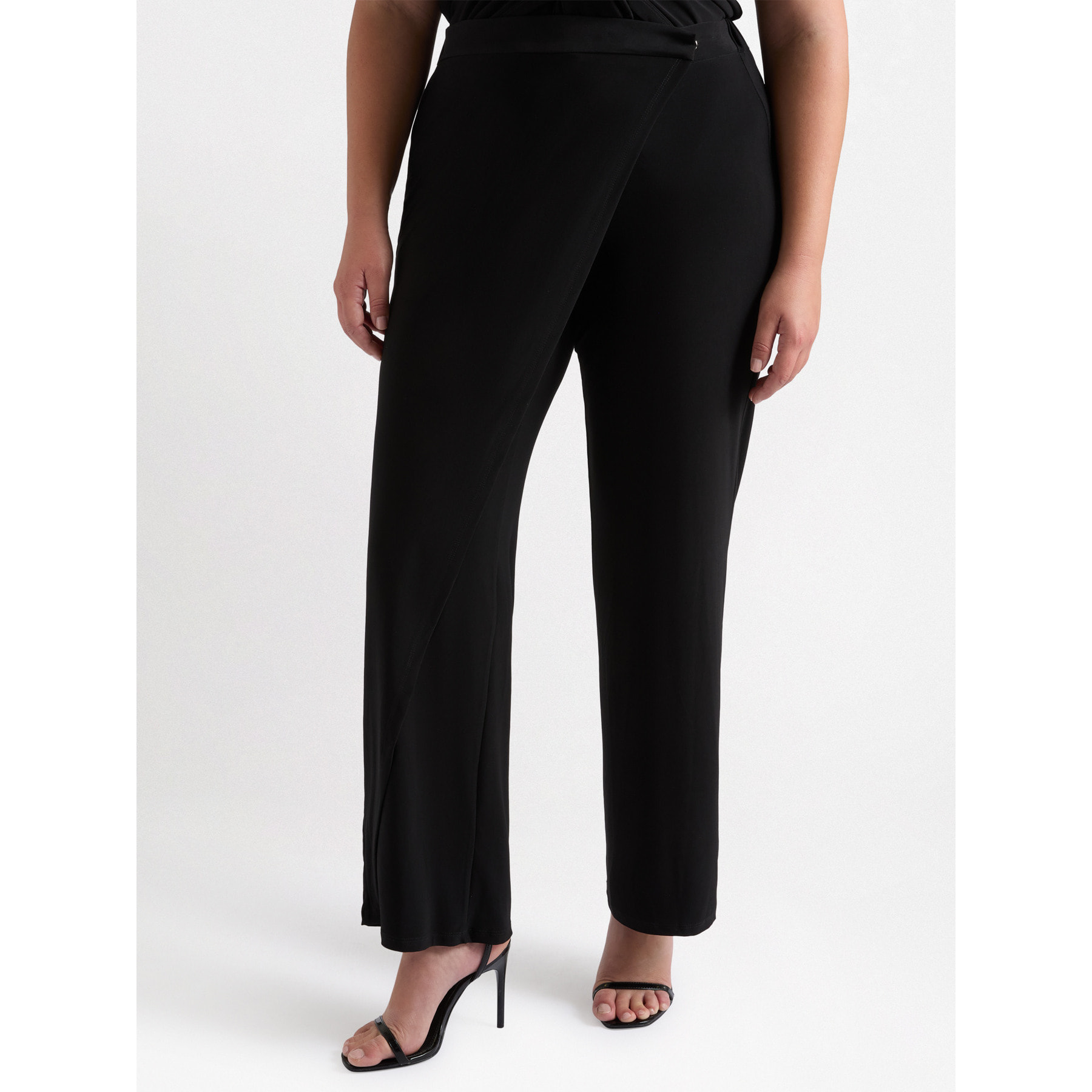 Fiorella Rubino - Pantaloni pareo in jersey - Nero