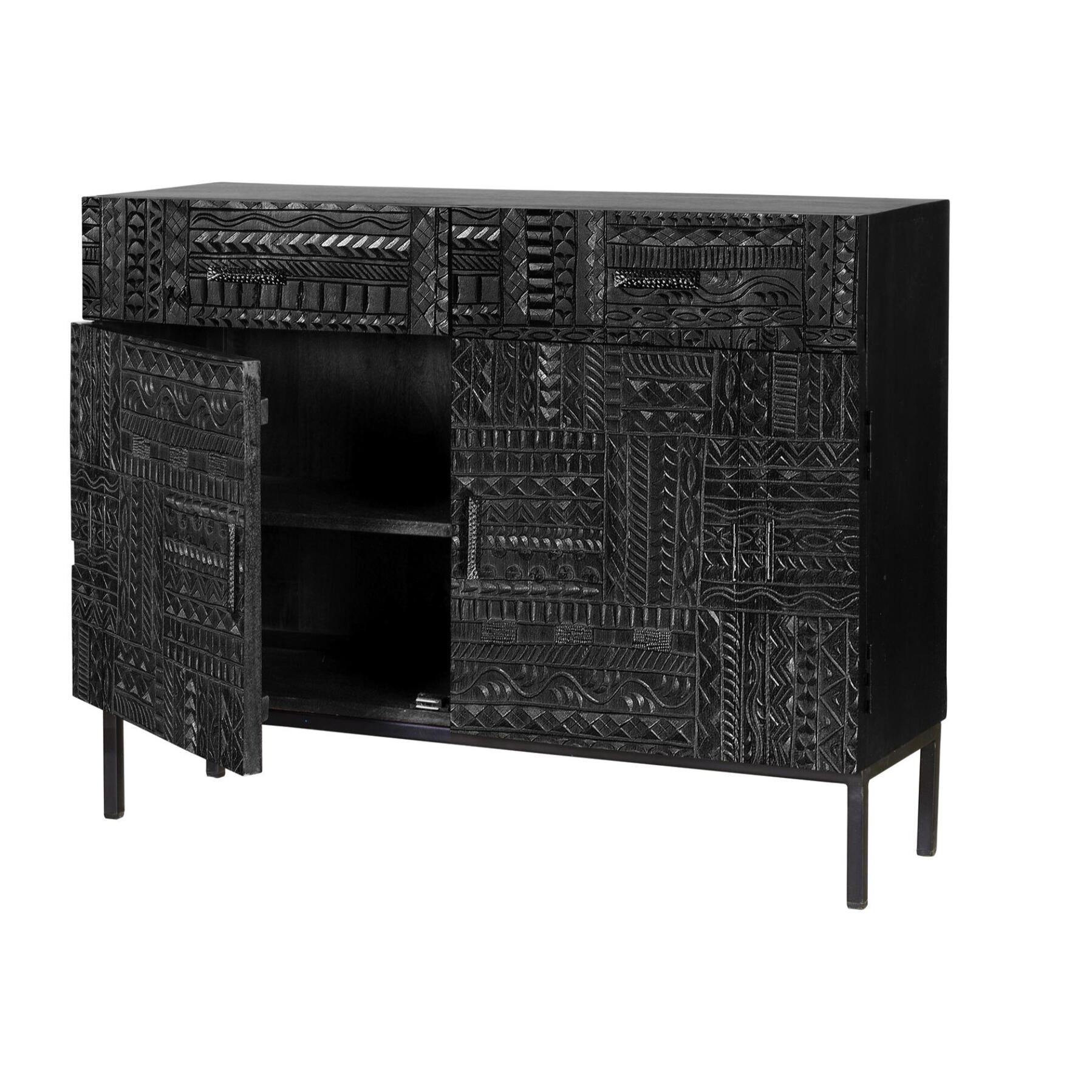 Consola - madera de mango - 77x100x40cm