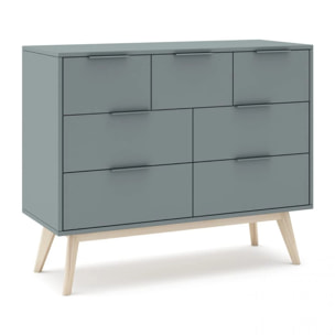 Cómoda Numa Verde Salvia - Oak Soft