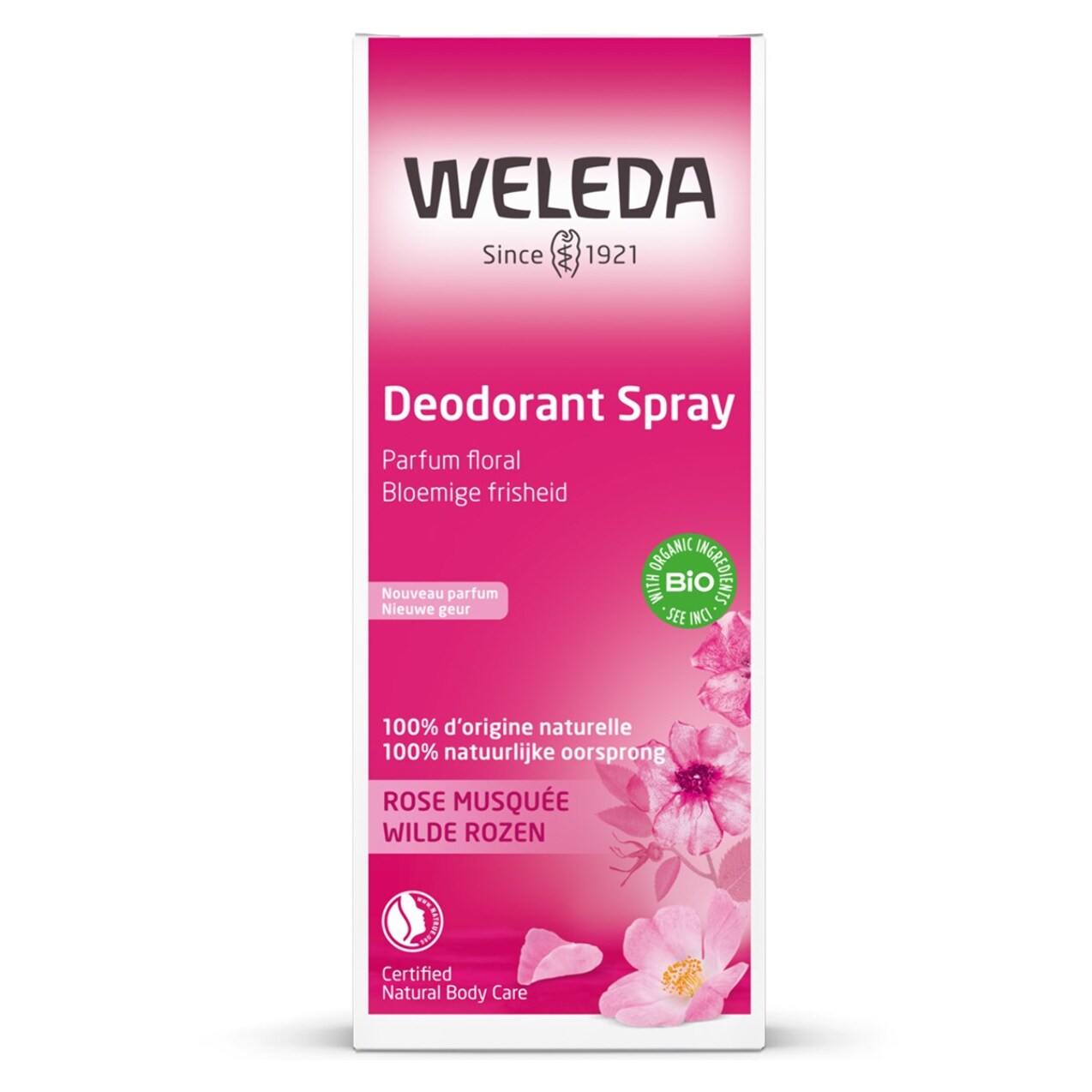 WELEDA - Déodorant spray à la Rose musquée - 100 ml