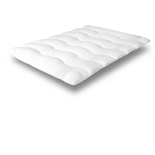 Surmatelas Softly Nuage | 100% microfibre | Aération optimisée & sangles de maintien | Rénove votre literie
