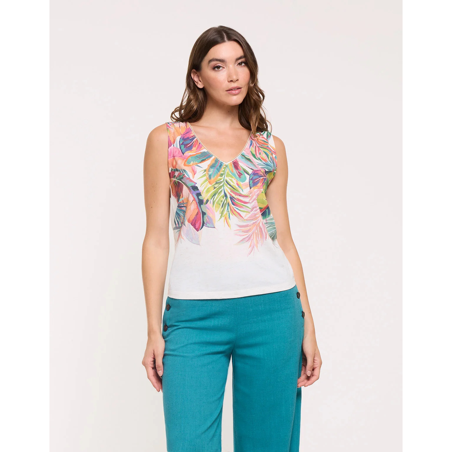 Camiseta Tirantes Blanco - Leajula